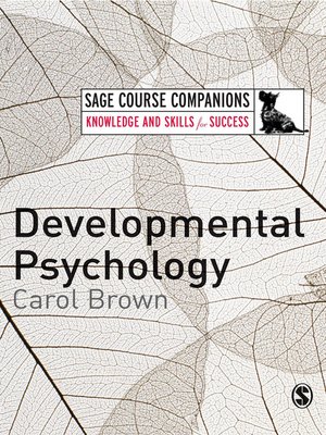 cover image of Developmental Psychology